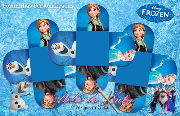 Forminhas Personalizadas - frozen