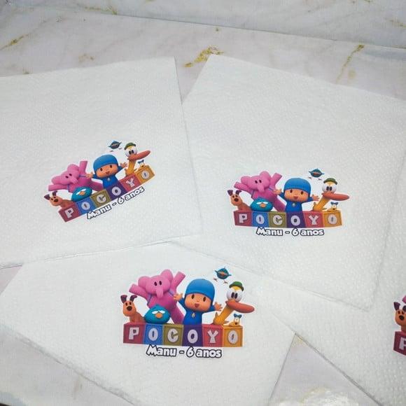 Guardanapo Personalizado - Pocoyo