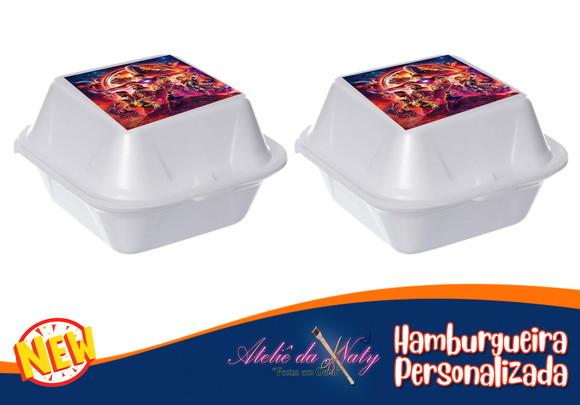 Hamburgueira Personalizada - Vingadores