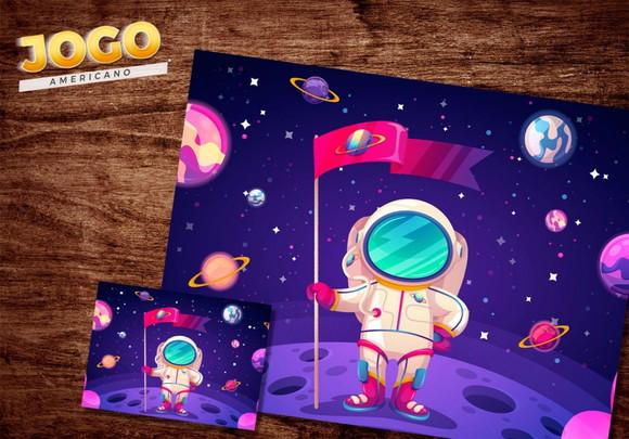 Jogo Americano - Astronauta