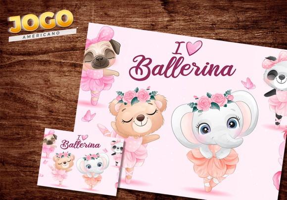 Jogo Americano - Bailarina