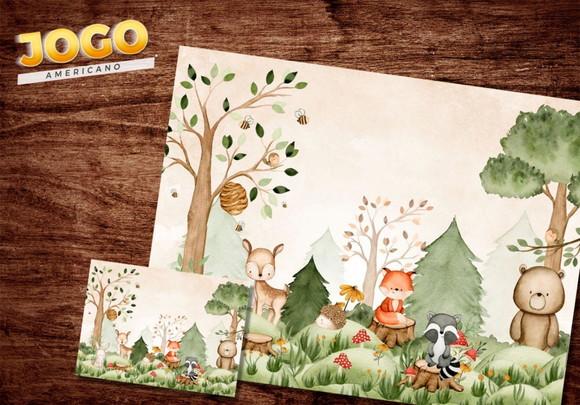 Jogo Americano - Bosque Encantado