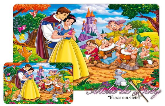Jogo Americano - Branca de Neve