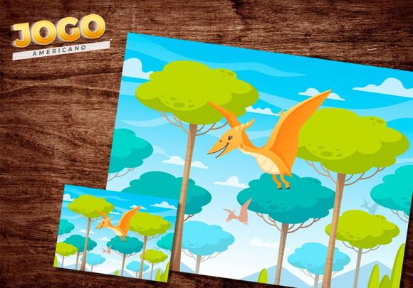 Jogo Americano - Dinossauro