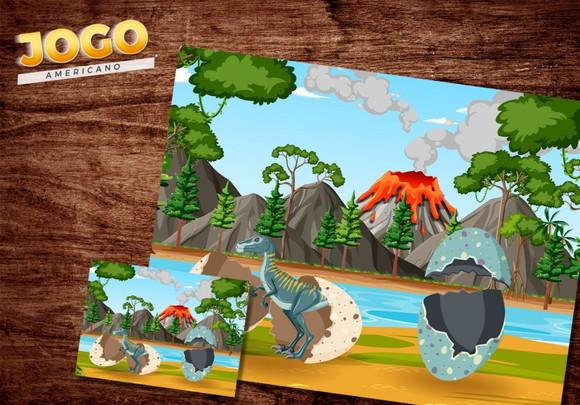 Jogo Americano - Dinossauro