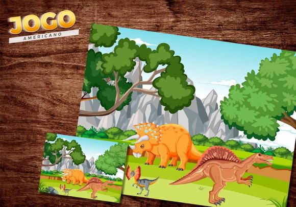 Jogo Americano - Dinossauro