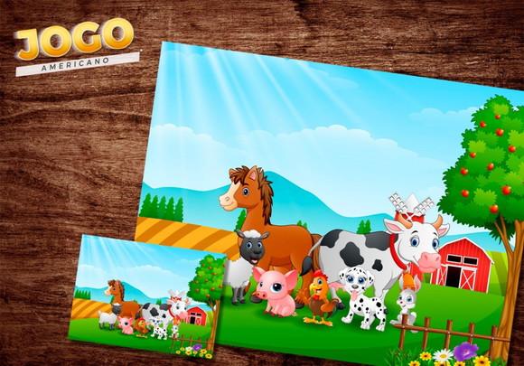 Jogo Americano - Fazendinha