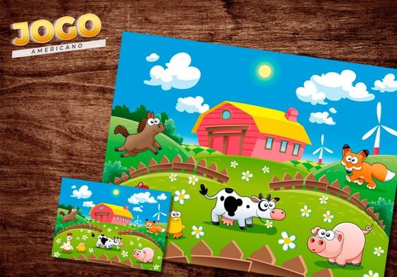 Jogo Americano - Fazendinha