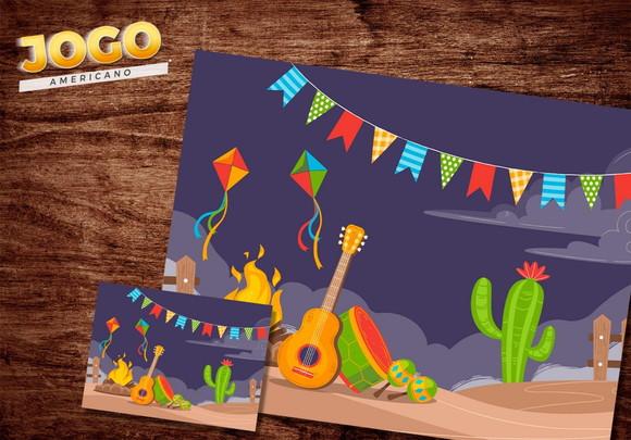 Jogo Americano - Festa Junina