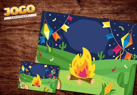 Jogo Americano - Festa Junina