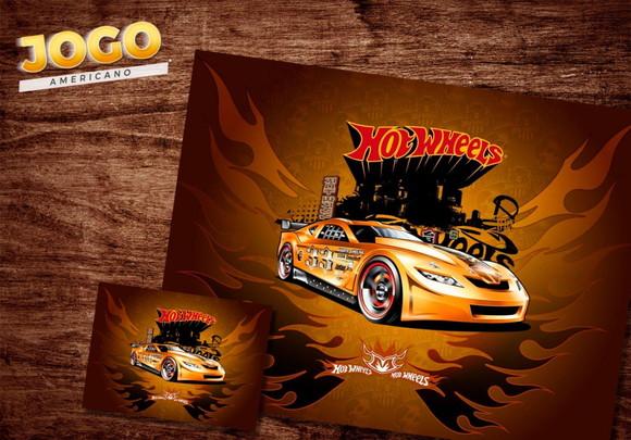 Jogo Americano - Hot Wheels