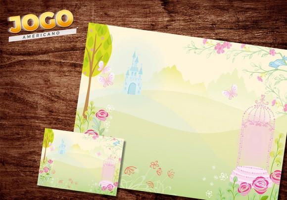 Jogo Americano - Jardim Encantado