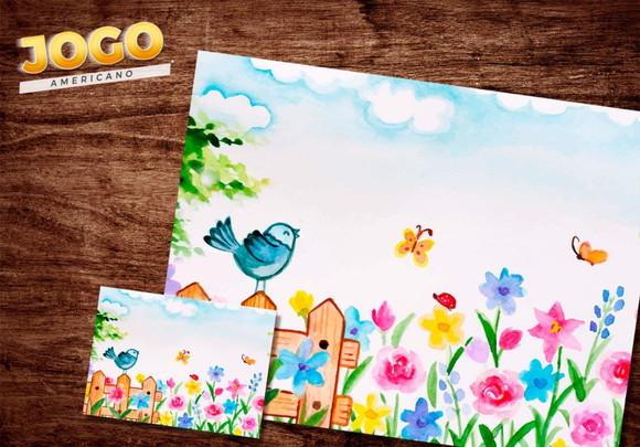 Jogo Americano - Jardim Encantado