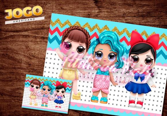 Jogo Americano - Lol Surprise