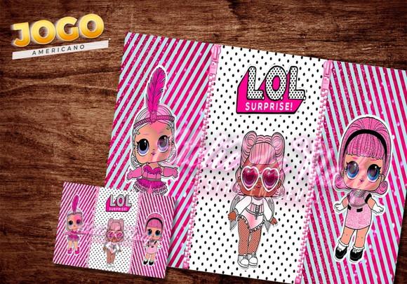 Jogo Americano - Lol Surprise