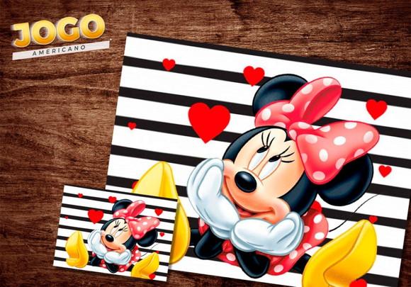 Jogo Americano - Minnie Mouse