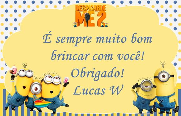Jogo Americano - Minions