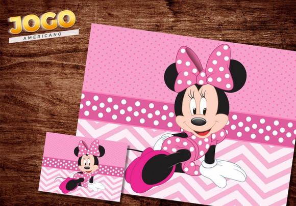 Jogo Americano - Minnie Mouse
