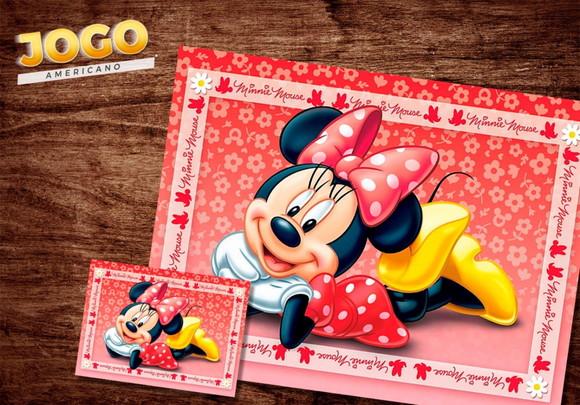 Jogo Americano - Minnie Mouse