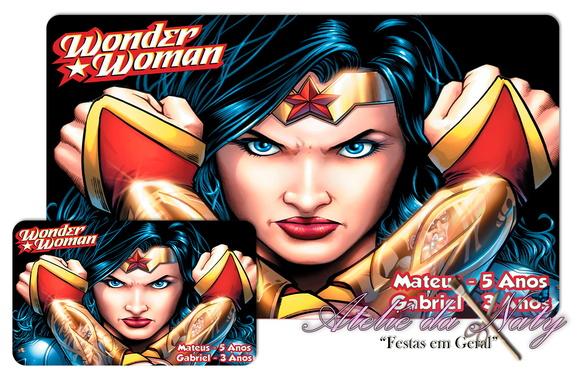 Jogo Americano - Mulher Maravilha