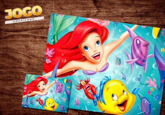 Jogo Americano - Pequena Sereia