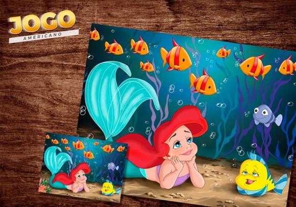 Jogo Americano - Pequena Sereia