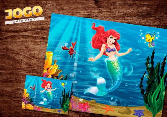 Jogo Americano - Pequena Sereia