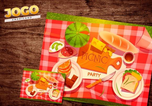 Jogo Americano - Picnic