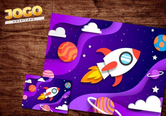 Jogo Americano - Planetas
