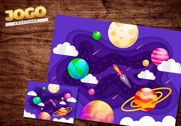 Jogo Americano - Planetas