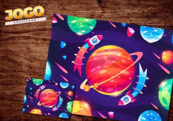 Jogo Americano - Planetas