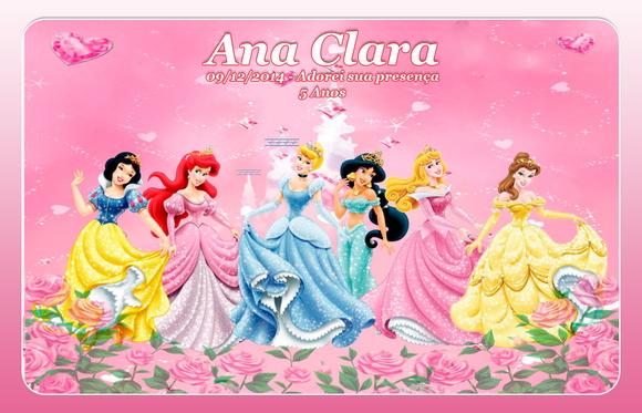 Jogo Americano - Princesas