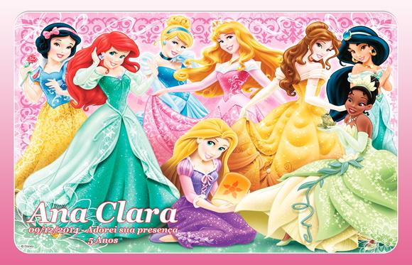 Jogo Americano - Princesas