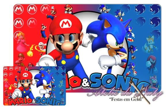 Jogo Americano - Sonic e Mario