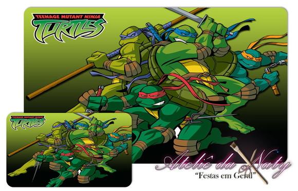 Jogo Americano - Tartarugas Ninjas