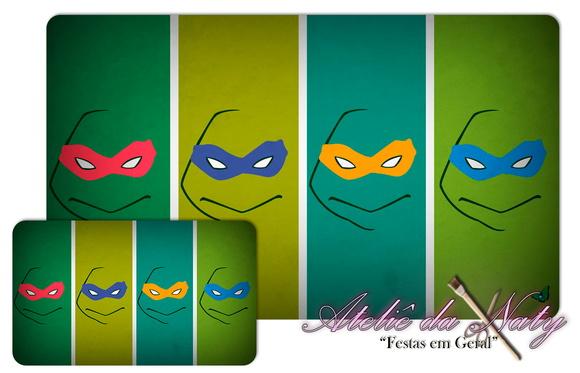 Jogo Americano - Tartarugas Ninjas