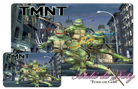 Jogo Americano - Tartarugas Ninjas
