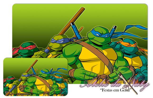 Jogo Americano - Tartarugas Ninjas