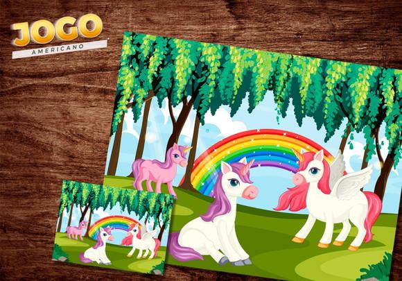 Jogo Americano - Unicórnio