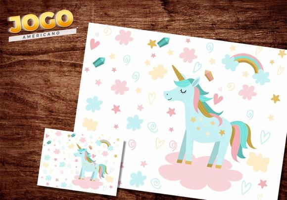 Jogo Americano - Unicórnio
