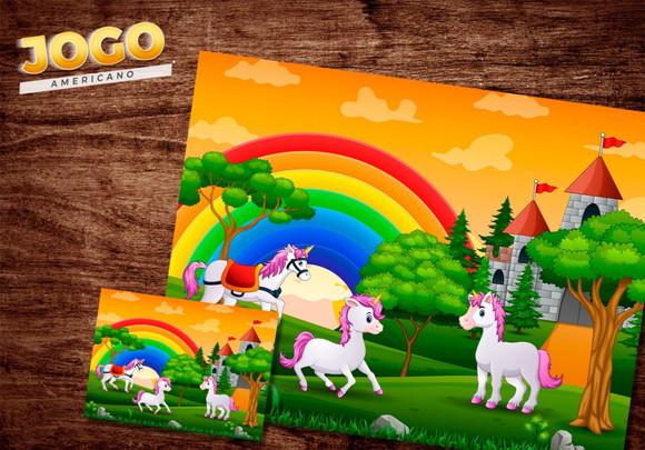 Jogo Americano - Unicórnio