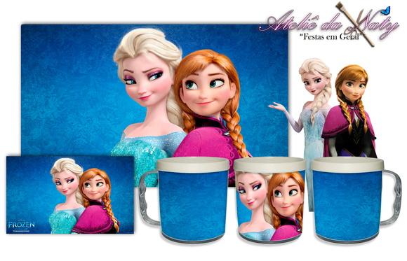 Jogo Americano com Caneca - Frozen