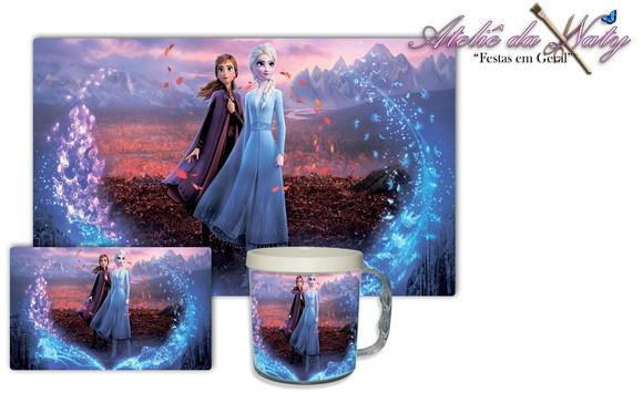 Jogo Americano com Caneca - Frozen 2