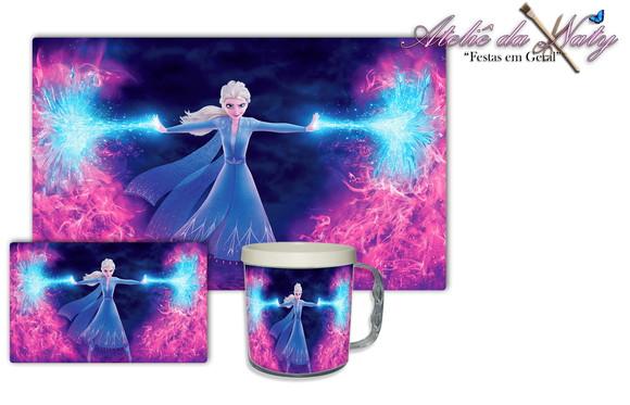 Jogo Americano com Caneca - Frozen 2