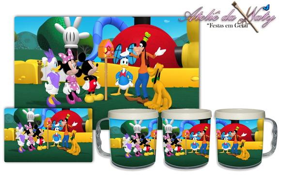 Jogo Americano com Caneca - Mickey
