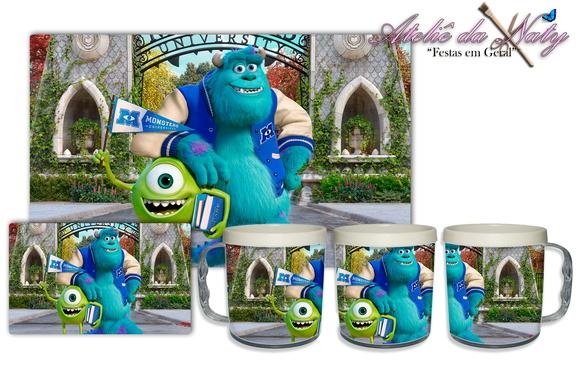 Jogo Americano com Caneca - Monstros