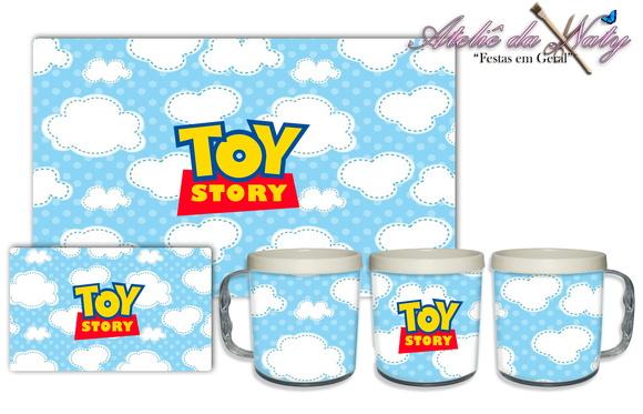 Jogo Americano com Caneca - Toy Story