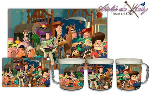 Jogo Americano com Caneca - Toy Story