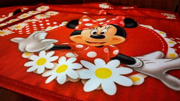 Jogo Americano em tecido - Minnie Mouse