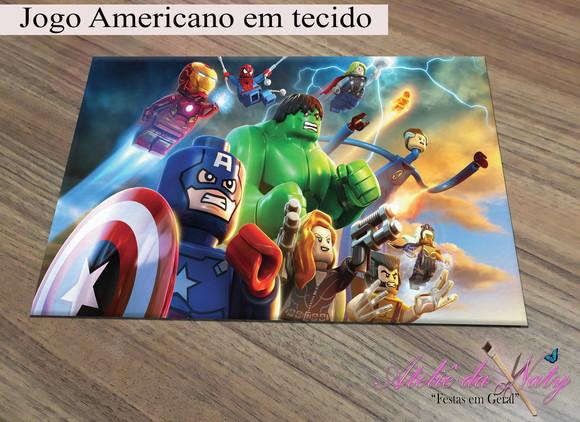 Jogo Americano em tecido - Vingadores